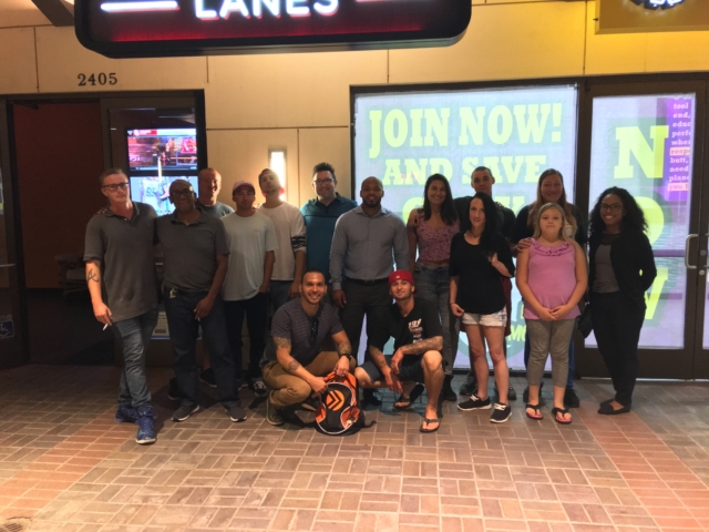 New Start Recovery Bowling Night at Bowlmor Orange County in Tustin